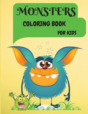 Book cover for Monsters Coloring Book