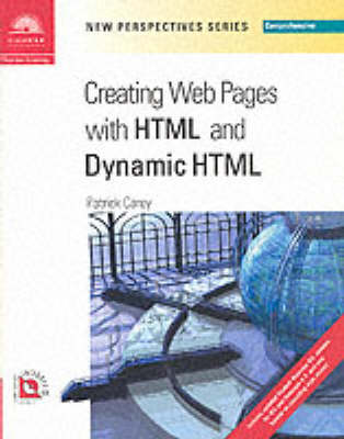 Book cover for New Perspectives on Creating Web Pages with HTML and Dynamic HTML