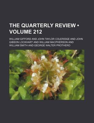 Book cover for The Quarterly Review (Volume 212)