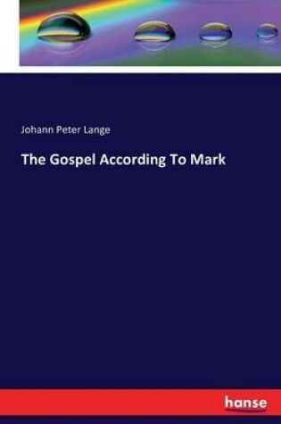 Cover of The Gospel According To Mark