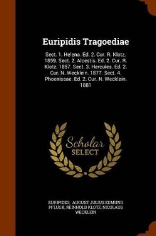 Cover of Euripidis Tragoediae