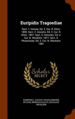 Book cover for Euripidis Tragoediae