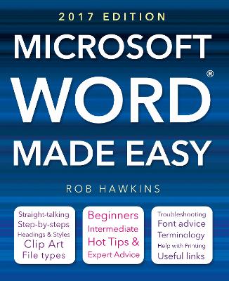 Cover of Microsoft Word Made Easy (2017 edition)