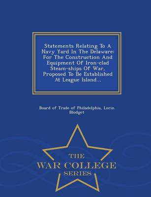 Book cover for Statements Relating to a Navy Yard in the Delaware