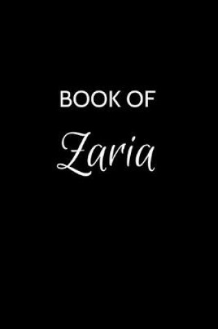 Cover of Book of Zaria