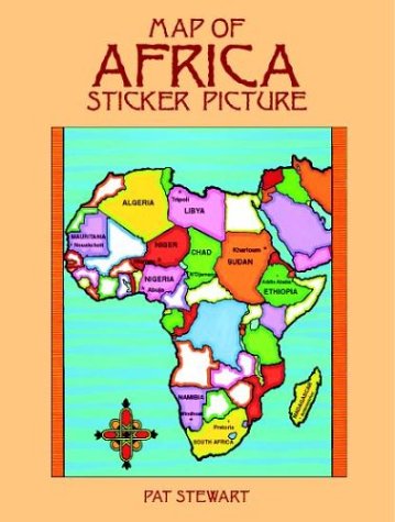 Book cover for Map of Africa Sticker Picture