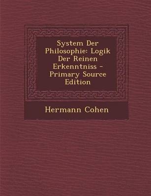 Book cover for System Der Philosophie