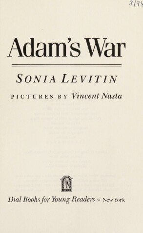 Book cover for Adam's War