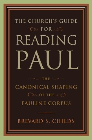 Cover of Church's Guide for Reading Paul