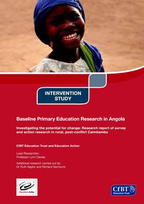 Book cover for Baseline Primary Education Research in Angola Investigating the Potential for Change: Research Report of Survey and Action Research in Rural, Post-conflict Caimbambo