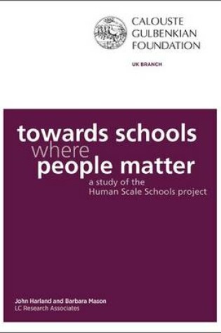 Cover of Towards Schools Where People Matter