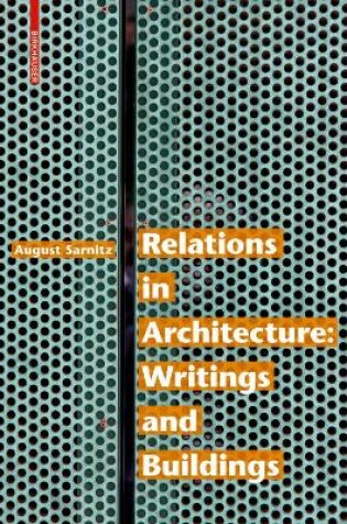 Cover of Relations in Architecture