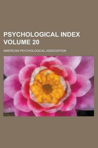 Cover of Psychological Index Volume 20