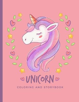 Book cover for Unicorn Coloring and Storybook