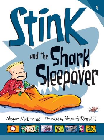 Book cover for Stink and the Shark Sleepover