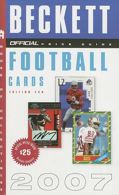 Book cover for The Official Beckett Price Guide to Football Cards