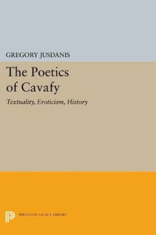 Cover of The Poetics of Cavafy