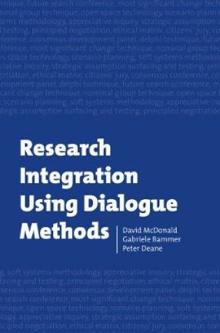 Cover of Research Integration Using Dialogue Methods