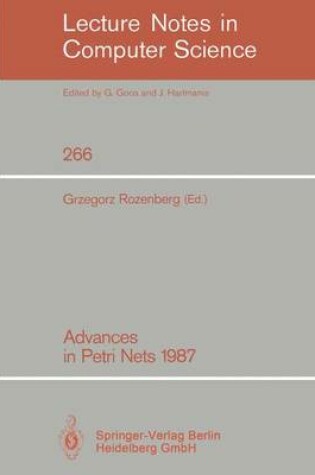 Cover of Advances in Petri Nets 1987