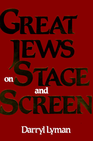 Cover of Great Jews on Stage and Screen