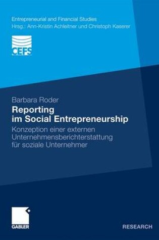 Cover of Reporting Im Social Entrepreneurship