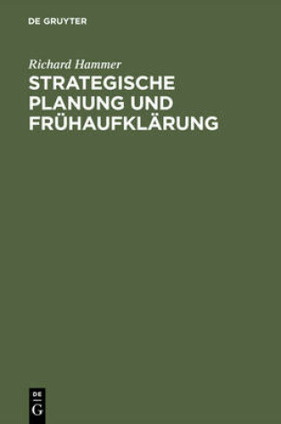 Cover of Strategische Planung Und Fruhaufklarung