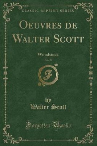 Cover of Oeuvres de Walter Scott, Vol. 20