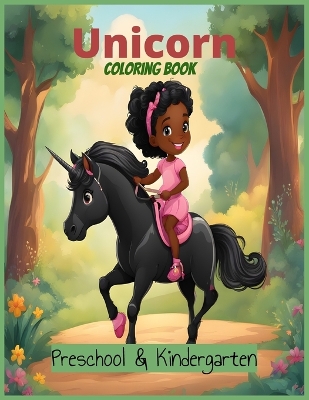 Book cover for Unicorn Coloring Book