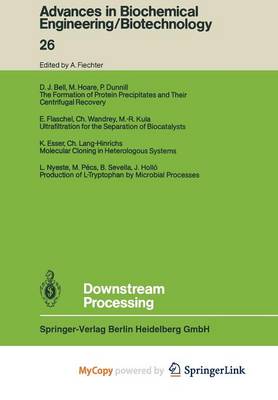 Book cover for Downstream Processing