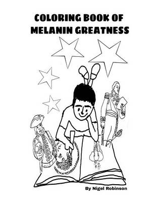 Book cover for Coloring Book of Melanin Greatness