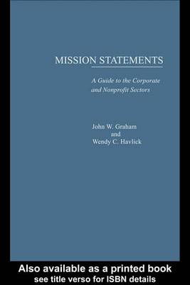 Book cover for Mission Statements