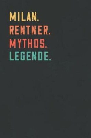 Cover of Milan. Rentner. Mythos. Legende.