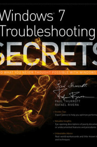 Cover of Windows 7 Troubleshooting Secrets