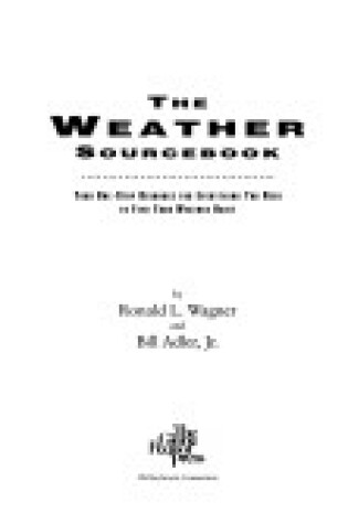 Cover of The Weather Sourcebook