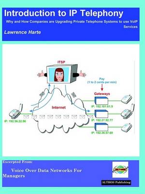 Book cover for Introduction to IP Telephony, Why and How Companies Are Upgrading Private Telephone Systems to Use Voip Services