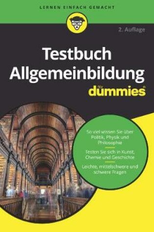 Cover of Testbuch Allgemeinbildung für Dummies