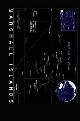 Book cover for Modern Day Color Map of the Marshall Islands Journal