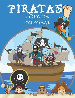 Book cover for Libro De Colorear Piratas