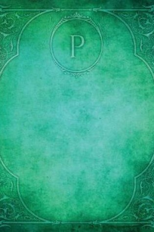 Cover of Monogram "P" Blank Sketchbook