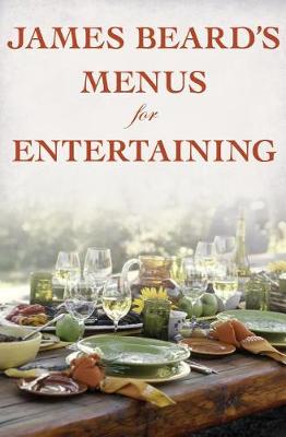 Book cover for James Beard's Menus for Entertaining