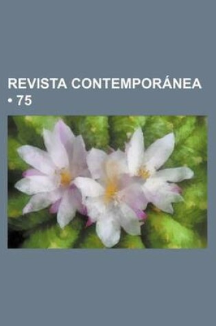 Cover of Revista Contemporanea (75)