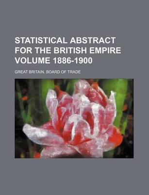 Book cover for Statistical Abstract for the British Empire Volume 1886-1900