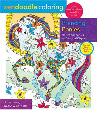 Book cover for Zendoodle Coloring: Prancing Ponies