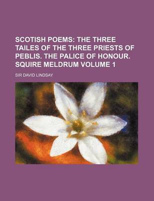 Book cover for Scotish Poems Volume 1