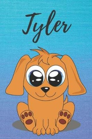 Cover of Tyler dog coloring book / notebook / journal / diary