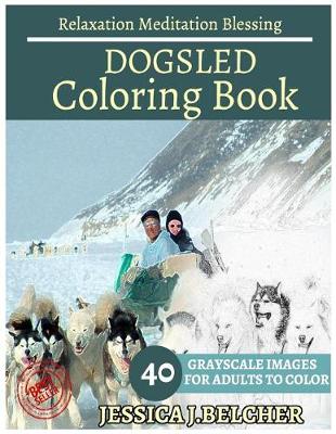 Book cover for Dogsled Coloring Books