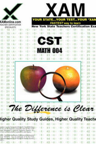 Cover of NYSTCE CST Math 004