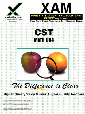 Book cover for NYSTCE CST Math 004