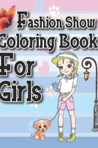 Cover of Fashion Coloring Book For Girls