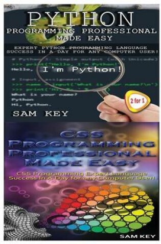 Cover of Python Programming Professional Made Easy & CSS Programming Professional Made Easy